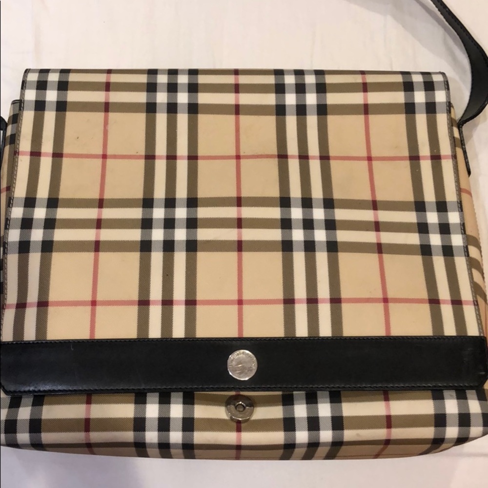Authentic Burberry messenger bag